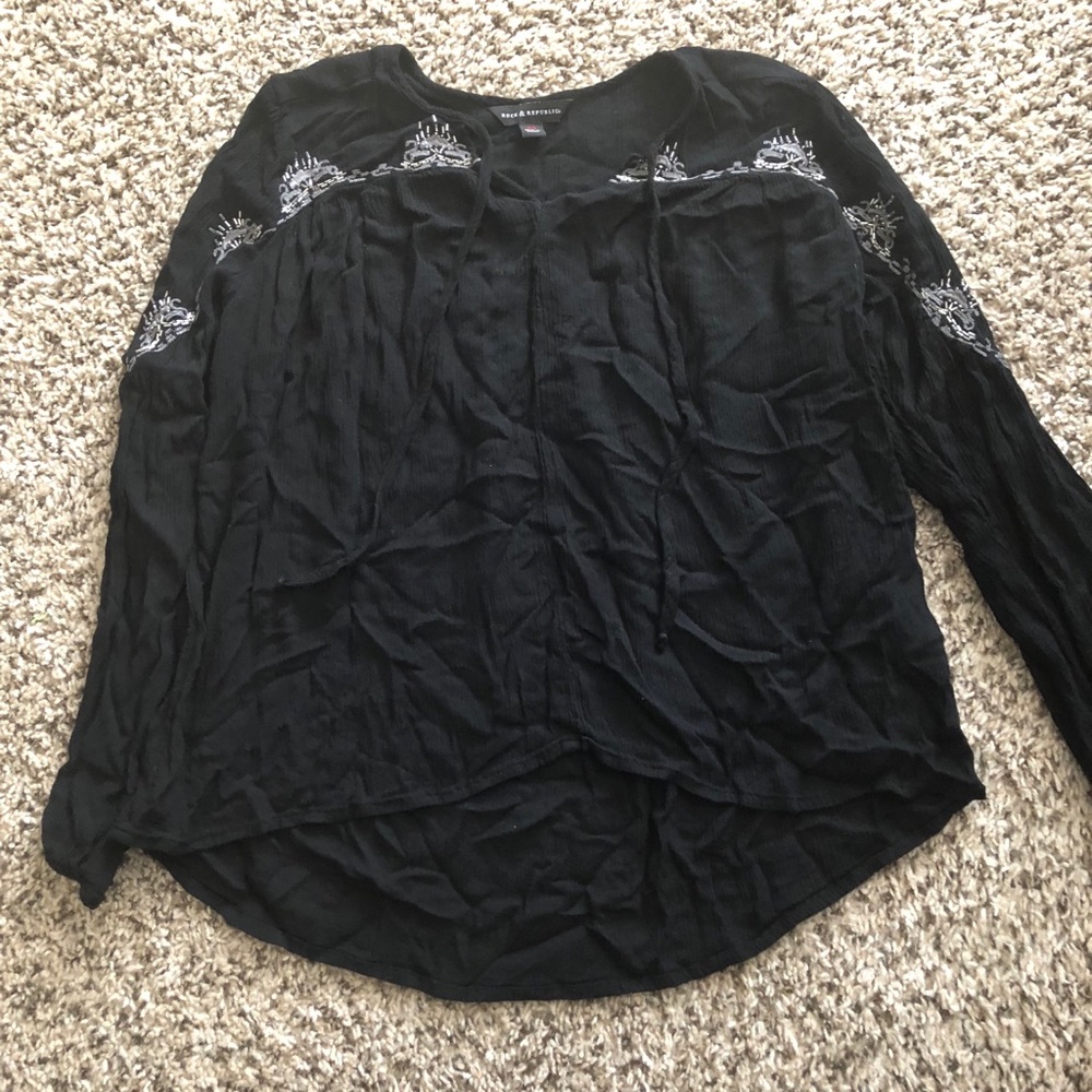 Rock & Republic black blouse